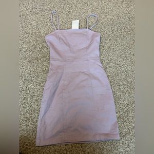 lavender Denim dress